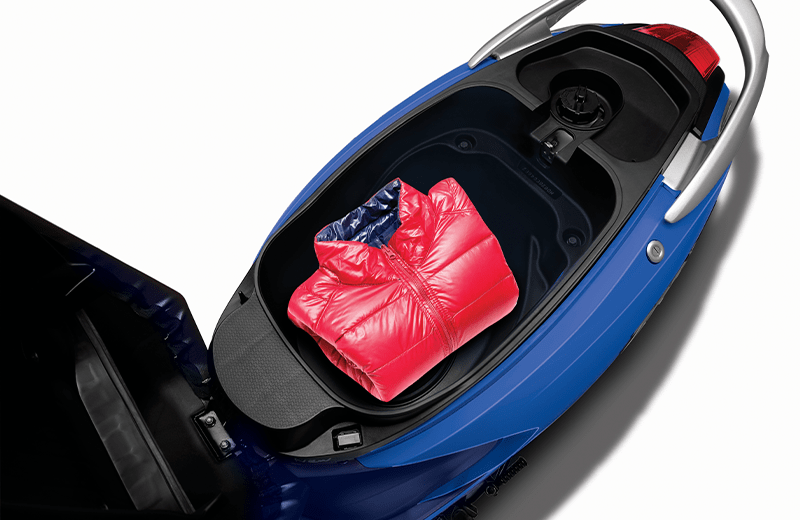 Largest Storage - 19 Litres Of Under Seat Storage