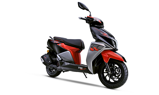 TVS Ntorque Racing Edition red