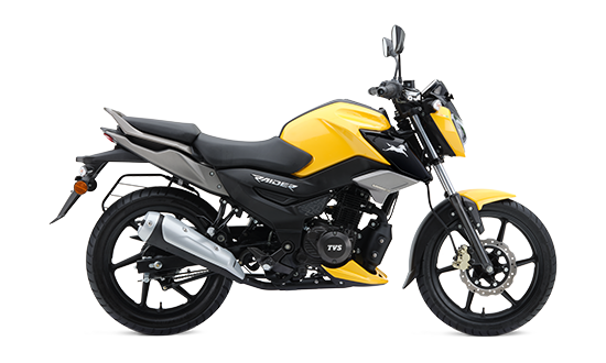 TVS Raider Fiery Yellow