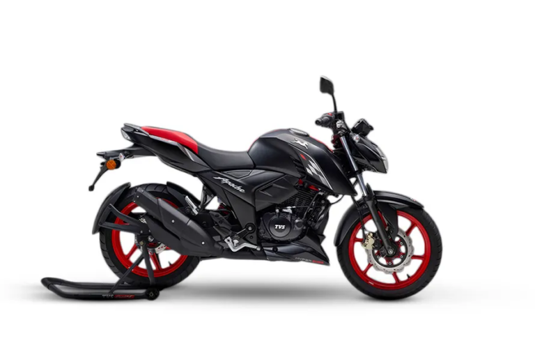 tvs-apache160 4v matte balack